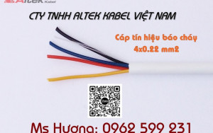 Cáp báo cháy Altek kabel 4x0,22mm2