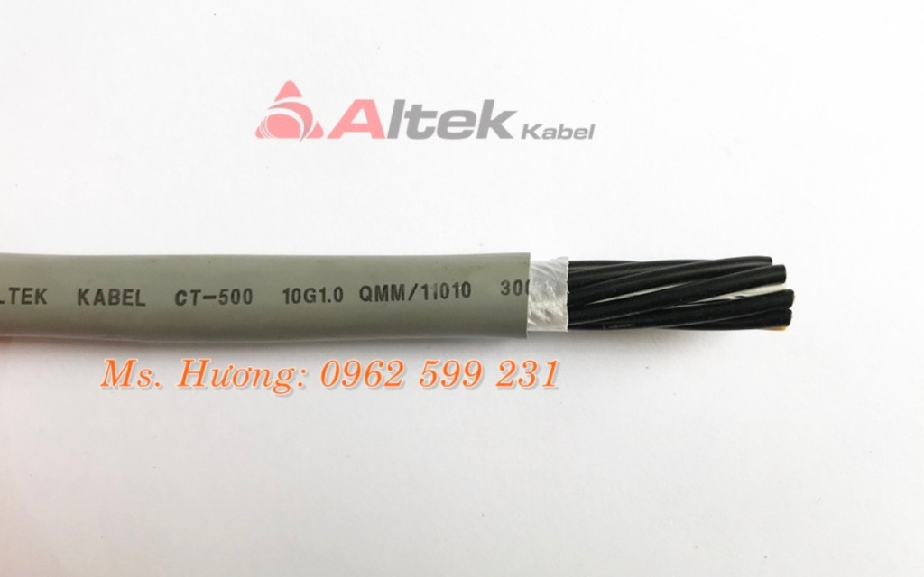 Cáp điều khiển Altek kabel 10 lõi 1,0mm2 không chống nhiễu