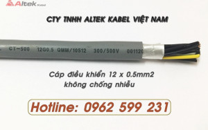 Cáp điều khiển Altek kabel 12 lõi 0,5mm2 không chống nhiễu