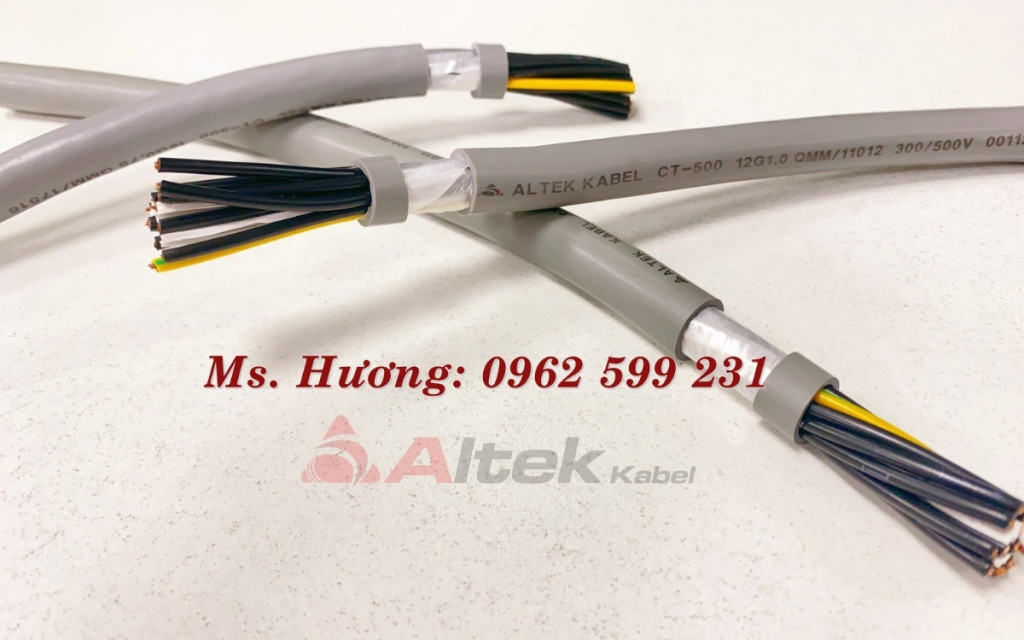 Cáp điều khiển Altek kabel 12 lõi 1,0mm2 không chống nhiễu