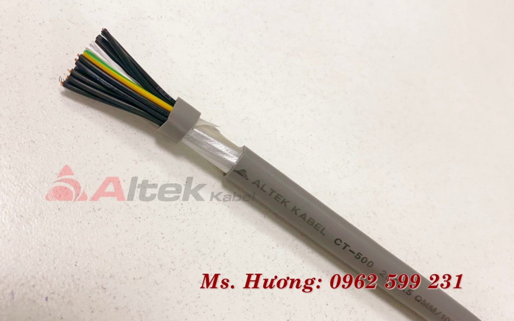 Cáp điều khiển Altek kabel 25 lõi 1,0mm2 không chống nhiễu