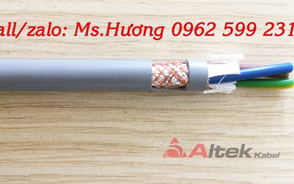 Cáp điều khiển Altek kabel 3 lõi 0,5mm2 không chống nhiễu