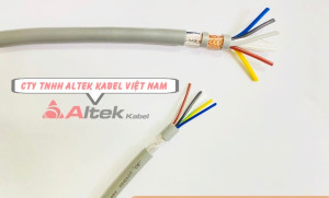 Cáp điều khiển Altek kabel 5 lõi 0,5mm2 Có lưới chống nhiễu