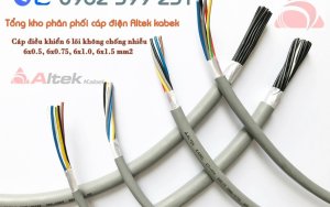 Cáp điều khiển Altek kabel 6 lõi 1,5mm2 không chống nhiễu