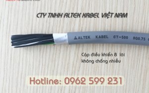 Cáp điều khiển Altek kabel 8 lõi 0,5mm2 không chống nhiễu