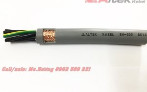 Cáp điều khiển Altek kabel 8 lõi 1,0mm2 có lưới chống nhiễu