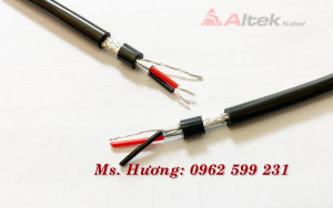 Cáp tín hiệu vắn xoắn Altek kabel 2 lớp chống nhiễu RS485 1 Pair 24AWG